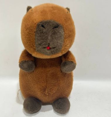2024 NUEVO Sitting Capybara Juguete relleno personalizado de peluche realista Auditoría BSCI